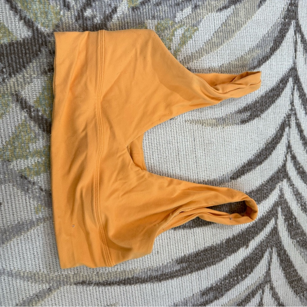 lululemon athletica Orange Sports Bra